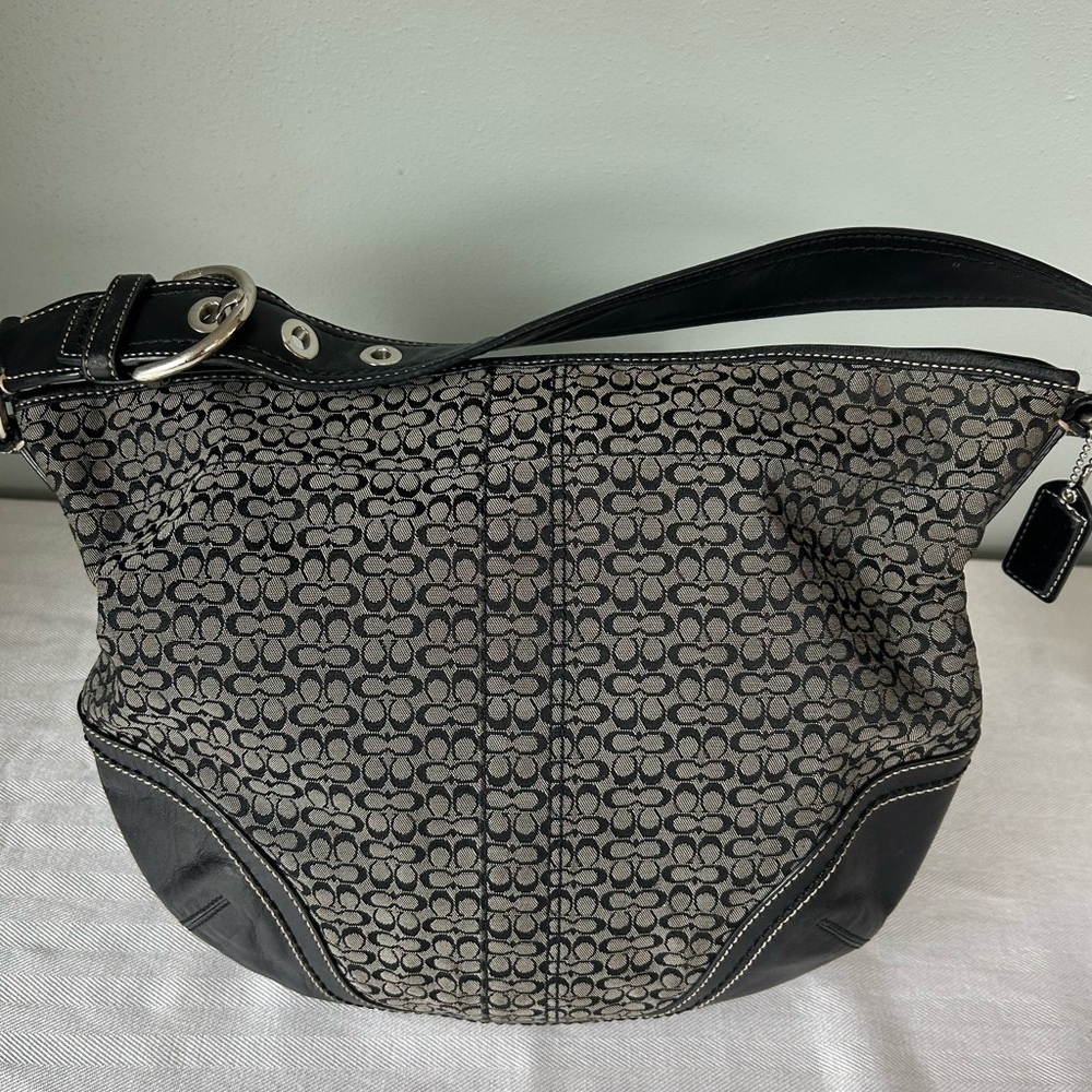 Vintage Coach Soho Signature Hobo Bag